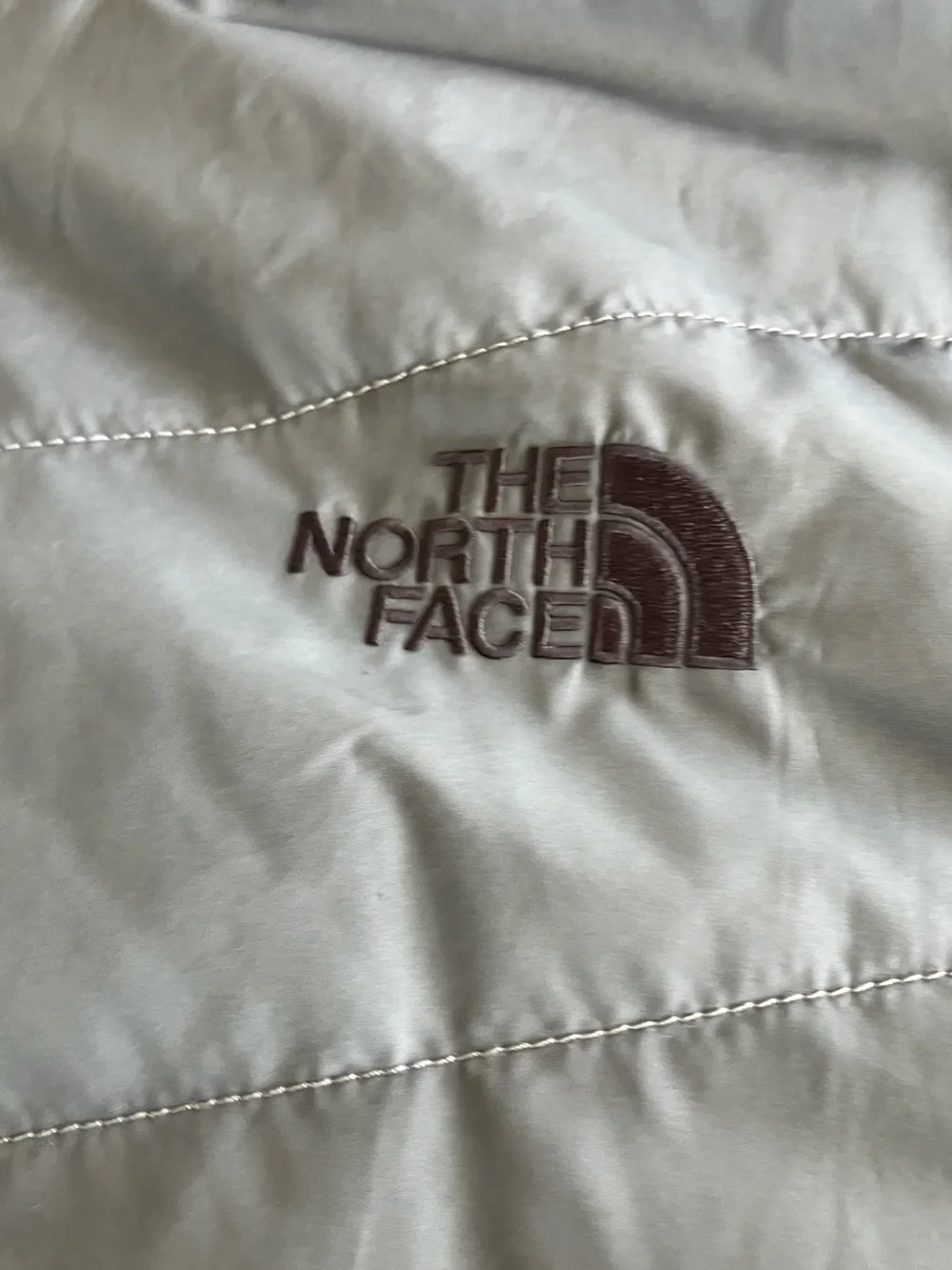 The North Face Puffer Jacket , ladies XL/TG , gray , perfect condition